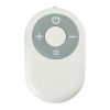 Akkumulátoros asztali ventilátor távirányítóval 18,5cm - fehér