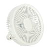 Akkumulátoros asztali ventilátor távirányítóval 18,5cm - fehér