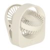 Csipeszes akkumulátoros mini ventilátor - fehér