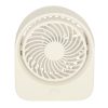 Csipeszes akkumulátoros mini ventilátor - fehér