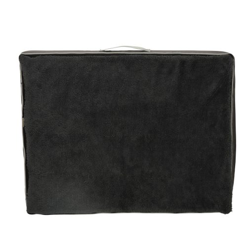 Nagy ortopéd kutyaágy 90x70x10cm - sötétszürke