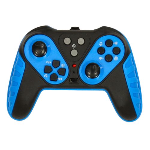 Távirányítós autó 8 kerékkel és tenyérvezérlővel - fekete/kék