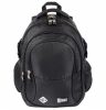 Iskolatáska kigyóbőr mintával 23l 43x21x32cm - fekete