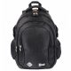 Iskolatáska kigyóbőr mintával 23l 43x21x32cm - fekete