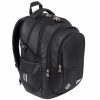 Iskolatáska kigyóbőr mintával 23l 43x21x32cm - fekete