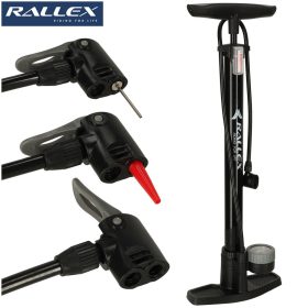 Bicikli pumpa nyomásmérővel - 59x20,5cm