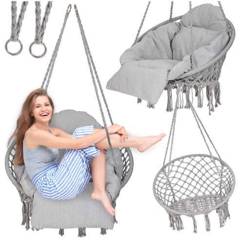 Függőszék 120kg - szürke