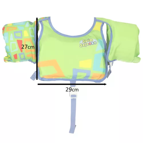 BESTWAY úszómellény gyerekeknek 29x27cm - zöld