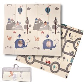 Összecsukható habszivacs játékszőnyeg 180x200cm