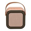 Mini bluetooth karaoke készlet 2 mikrofonnal - rózsaszín