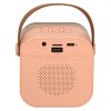 Mini bluetooth karaoke készlet 2 mikrofonnal - rózsaszín