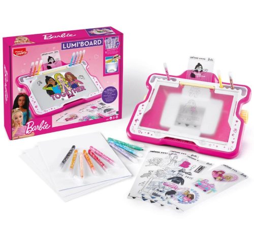 Háttérvilágítású barbie rajztábla