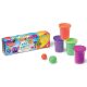 Gyurma 4 színben narancssárga/rózsaszín/lila/zöld- 4x114g