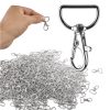 Fém forgós táska karabiner - 500db