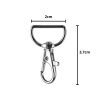Fém forgós táska karabiner - 500db