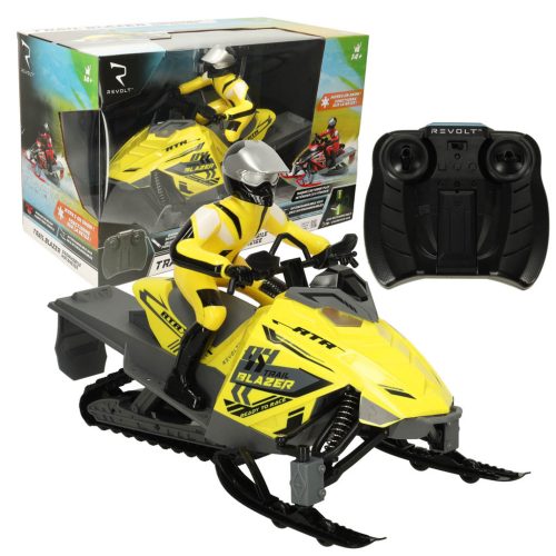 Távirányítós snowmobil - sárga