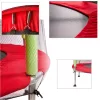 Gyerek kerti trambulin 140cm - piros