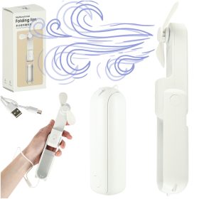 Kézi USB ventilátor - fehér