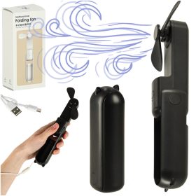 Kézi USB ventilátor - fekete