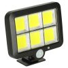 Mozgásérzékelős napelemes LED lámpa kábellel és távirányítóval - 120LED