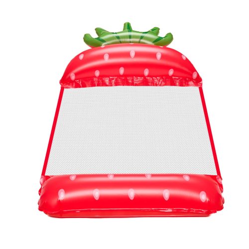 Felfújható hálós strandmatrac - eper