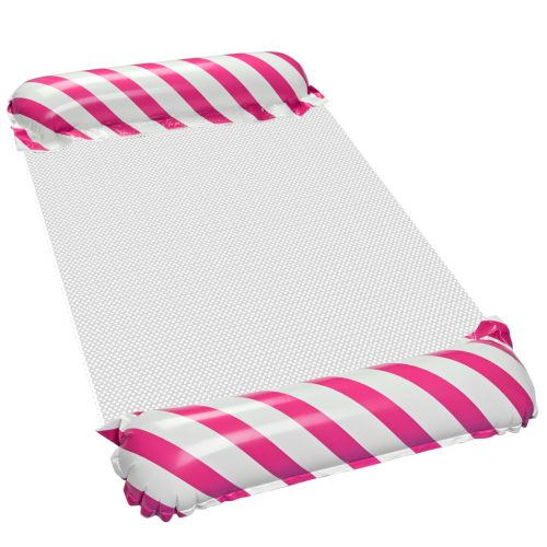 Felfújható hálós strandmatrac, 110x70cm - rózsaszín