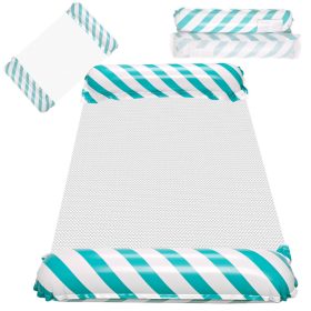 Felfújható hálós strandmatrac - kék