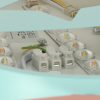 LED repülőgép dimmelhető mennyezeti lámpa távirányítóval