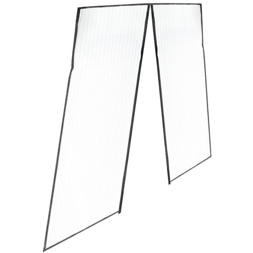 Mágneses ajtó szúnyogháló, fekete - 110x210cm