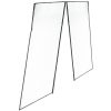 Mágneses ajtó szúnyogháló, fekete - 100x210cm
