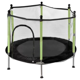 Gyerek trambulin védőhálóval és labdákkal - 140cm