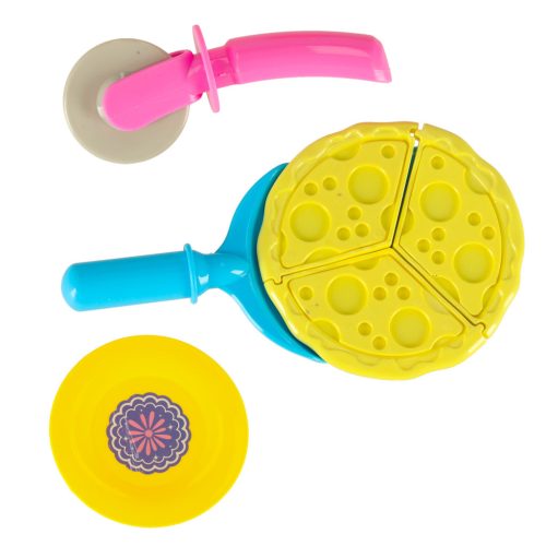 Játék piknik kosár pizzával és kiegészítőkkel