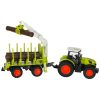 Távirányítós rönkszállító traktor daruval