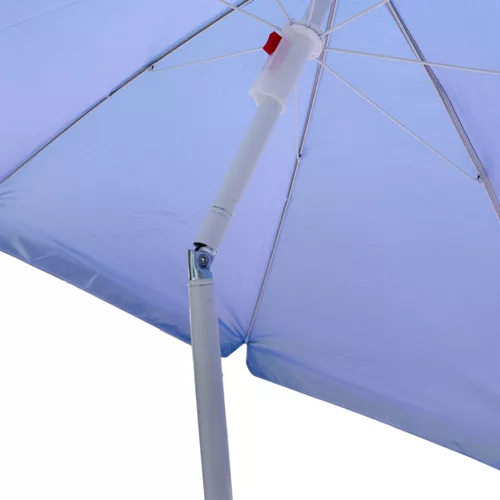 Kerti állítható és összecsukható napernyő UV védelemmel, kék - 150cm