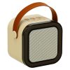 Mini bluetooth karaoke készlet 2 mikrofonnal - bézs