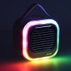 Mini bluetooth karaoke készlet 2 mikrofonnal - krémszínű