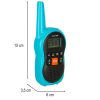 Játék walkie-talkie, kék - 2db