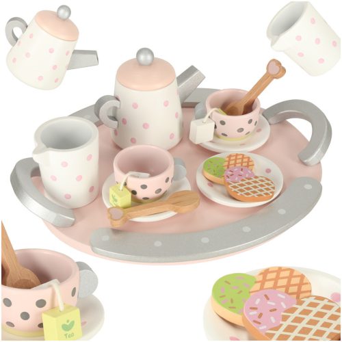 Fa játék tea készlet