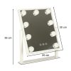 Kozmetikai tükör LED világítással, 25x30cm - USB