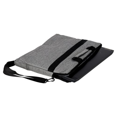 Laptop táska vállpánttal, szürke - 15,6"