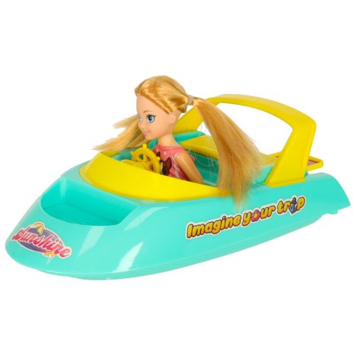 Kihajtható jacht játékkészlet babával