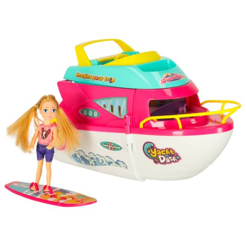 Kihajtható jacht játékkészlet babával