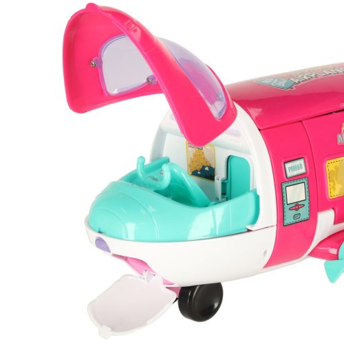 Kihajtható repülő játékkészlet babával