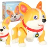 Interaktív játék kutya világító fülekkel - Corgi