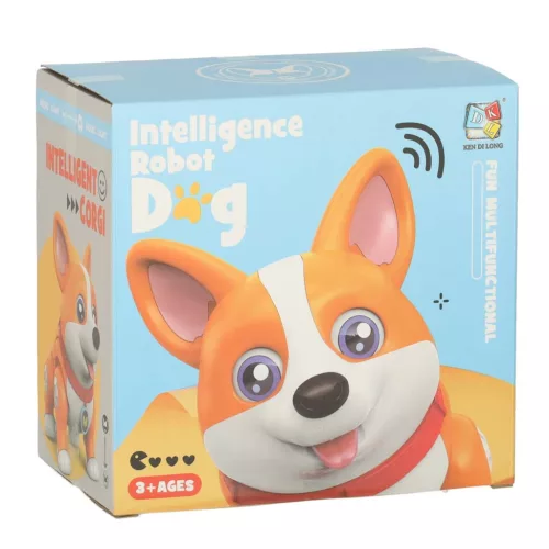 Interaktív játék kutya világító fülekkel - Corgi