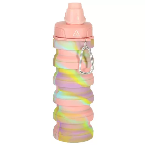 Összecsukható kulacs, szivárvány - 500ml
