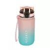 Kulacs jelölésekkel és kattintós fedéllel, rózsaszín/kék - 600ml