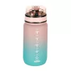 Kulacs jelölésekkel és kattintós fedéllel, rózsaszín/kék - 600ml