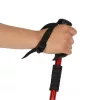Állítható hosszúságú túrabotok, piros - 65-135cm