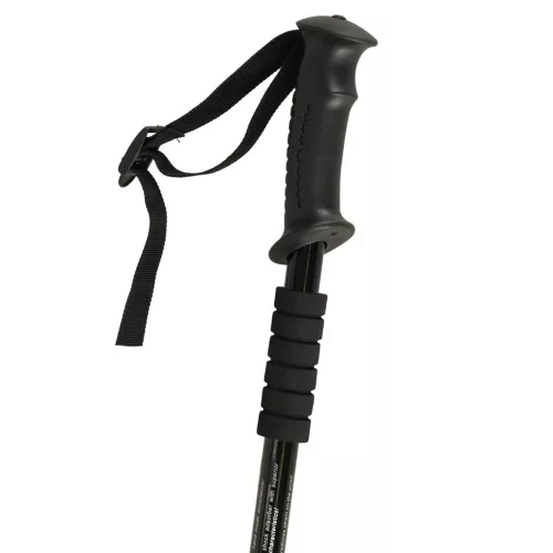 Állítható hosszúságú túrabotok, fekete - 65-135cm